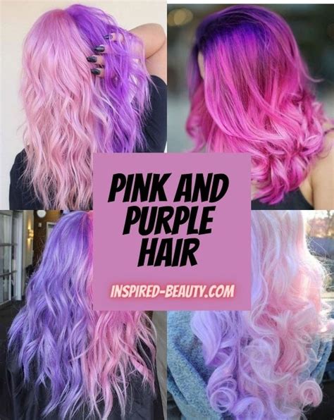 Pastel Purple And Pink Ombre Hair