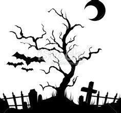 Halloween Scene Silhouette at GetDrawings | Free download