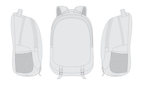 Premium Vector | Backpack vector