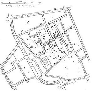 John Snow's Cholera map. | Download Scientific Diagram