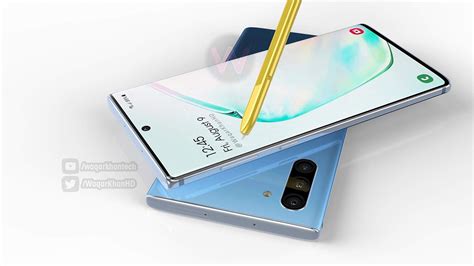 Samsung Galaxy Note 10 Renders Finalized in Bold New Colors - Concept Phones