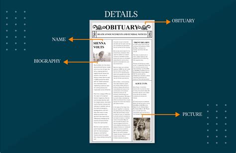 Sample Newspaper Obituary Template in Word, Illustrator, PSD - Download | Template.net