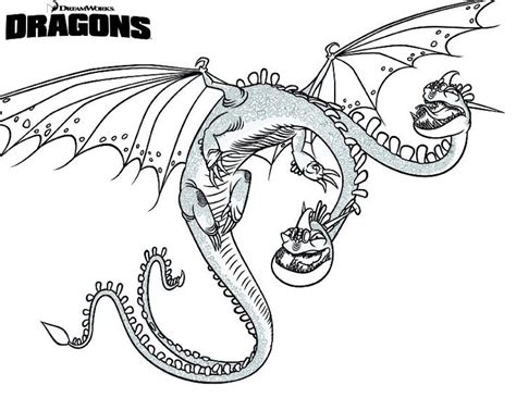 2 Headed Dragon Coloring Page - JemienWetts