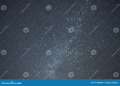 Milky Way in the Dark Night Sky Stock Photo - Image of deep, astrology: 131585848