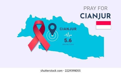 Map Design Cianjur District Indonesia Earthquake Stock Vector (Royalty Free) 2229398055 ...