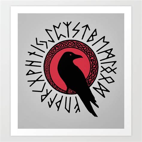 FUTHARK Art Print by RAIDHO | Society6