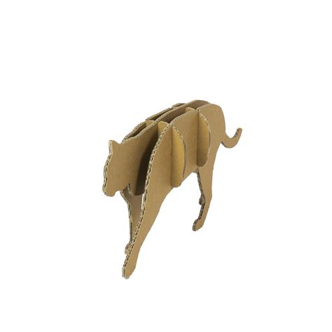 Cardboard 3D Cat | Choose between many different animals - KarTent