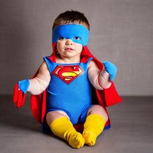 Baby Superhero Costume Face Swap ID:811911
