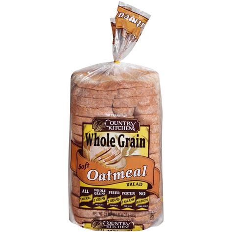 Country Kitchen® Whole Grain Soft Oatmeal Bread 24 oz. Loaf - Walmart.com - Walmart.com