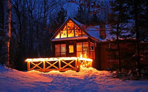 Winter Cabin Wallpapers - Wallpaper Cave