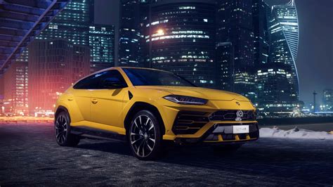 Lamborghini Urus Yellow UHD 4K Wallpaper | Pixelz