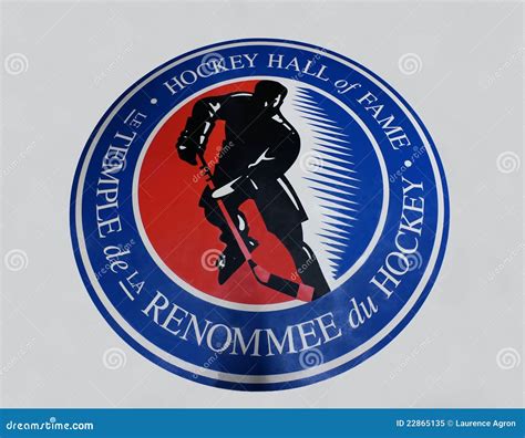 Hockey Hall of Fame Logo editorial image. Image of heritage - 22865135