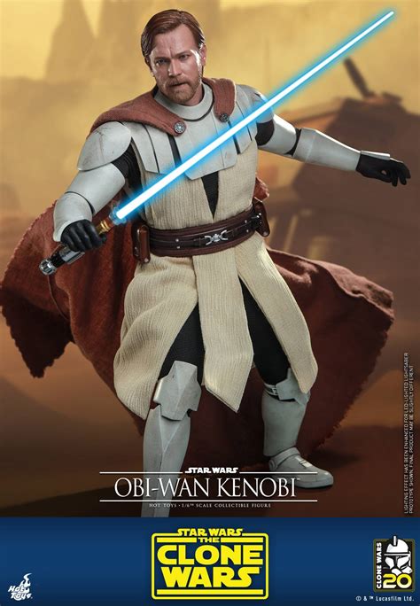 Obi-Wan Kenobi - Hot Toys TMS095 Star Wars The Clone Wars - 1/6th scale Collectible Figure