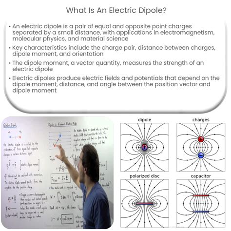 What is an electric dipole moment?