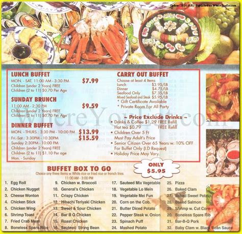 New China Buffet Coupons & Promo Deals - Staten Island, NY