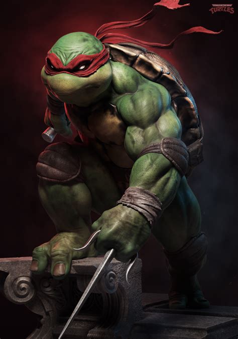 ArtStation - Raphael, Tiago Rios Raphael Tmnt, Raphael Ninja Turtle, Ninja Turtles Movie ...