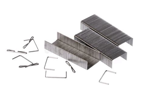 Metal Staples Macro stock image. Image of accessories - 5660985