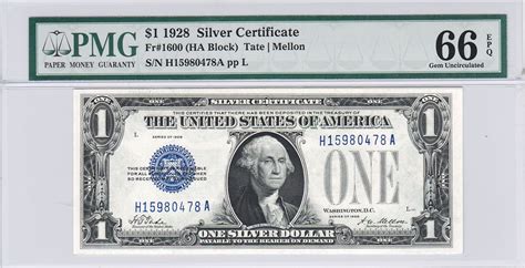 1928 $1 Silver Certificate | Coin Talk