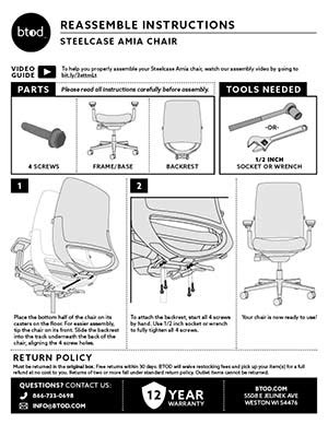 steelcase amia chair adjustments - Annalisa Velez