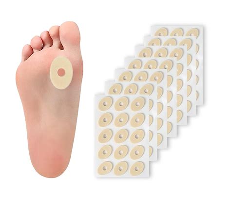 105 Count Felt Corn Pads - Waterproof Self-Stick Adhesive Foot Pads for ...