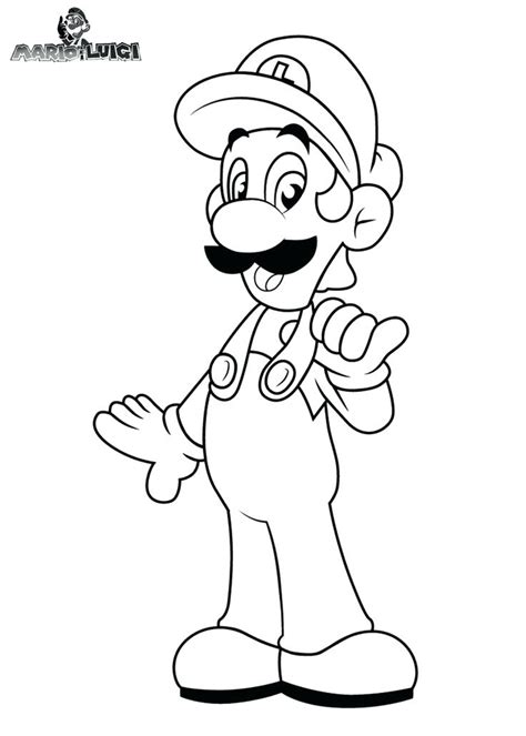 Luigi Coloring Pages at GetColorings.com | Free printable colorings pages to print and color