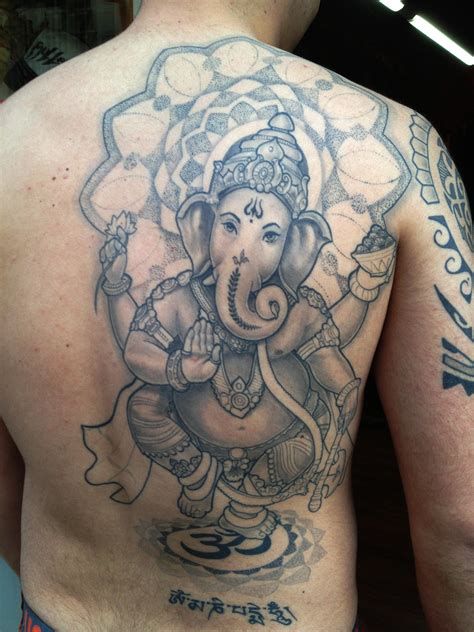 100's of Ganesh Tattoo Design Ideas Pictures Gallery