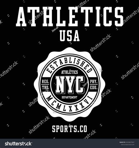 Varsity Logo Typography Vector Stock Vector (Royalty Free) 2029827047