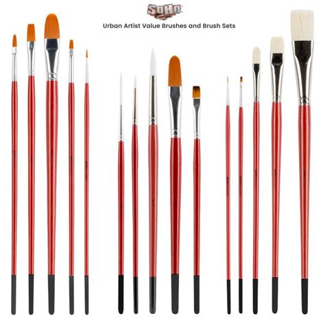 SoHo Urban Artist All Media Value Brush Sets | Jerry's Artarama