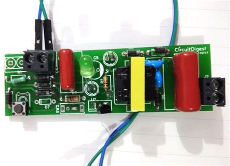 DIY Stun Gun Circuit Diagram on PCB