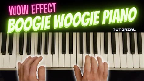 Boogie Woogie Piano: Beginners Easy Tutorial [ Step-by-Step Lesson ] - YouTube in 2022 | Boogie ...