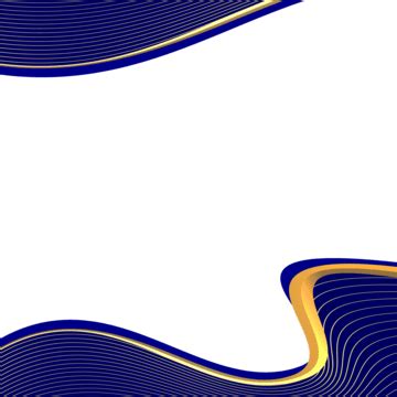 Blue Wavy Curved Border Abstract Empty Background Vector, Wavy, Wavy ...