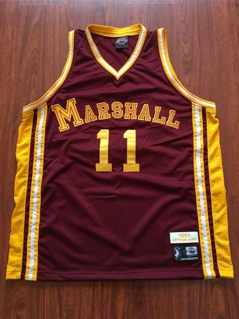 HOOP DREAMS MOVIE THROWBACK JERSEYS CHICAGO MARSHALL H.S. ARTHUR G AGEE ...