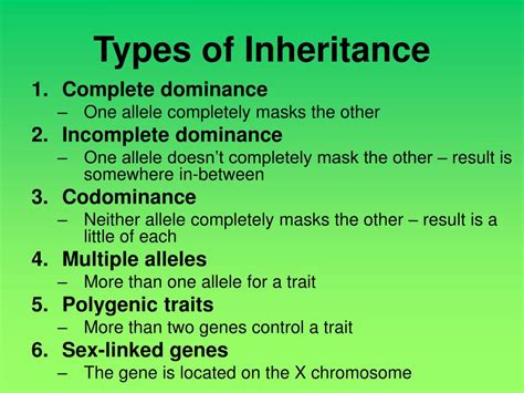 Types Of Inheritance Patterns