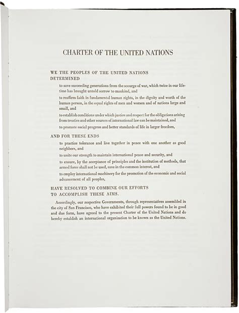 United Nations Charter (1945) | National Archives