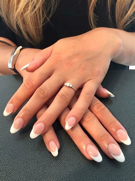 French acrylic nails by Kim | French acrylic nails, Acrylic french ...