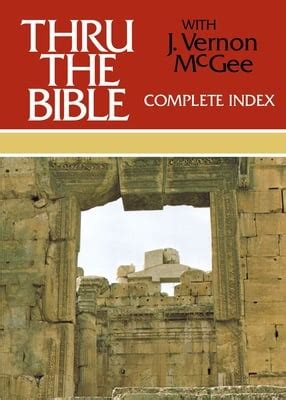 Thru the Bible Complete Index : 6 by J. Vernon McGee