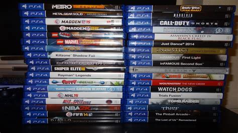 PS4 games collection November 2017 60 games!!! - YouTube