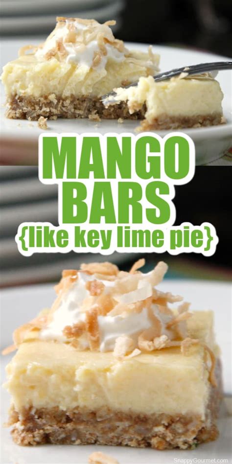 Mango Bars Recipe (like PIE bars!) - Snappy Gourmet