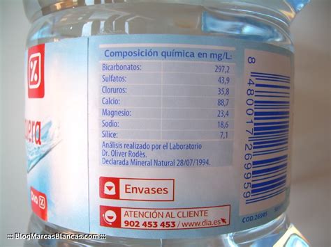 Agua Mineral DIA (Fuente Primavera) el blog de las marcas blancas