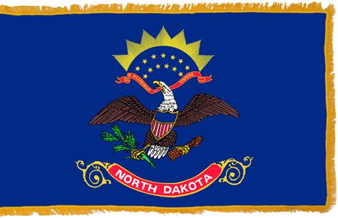 North Dakota Flag Indoor Polyester