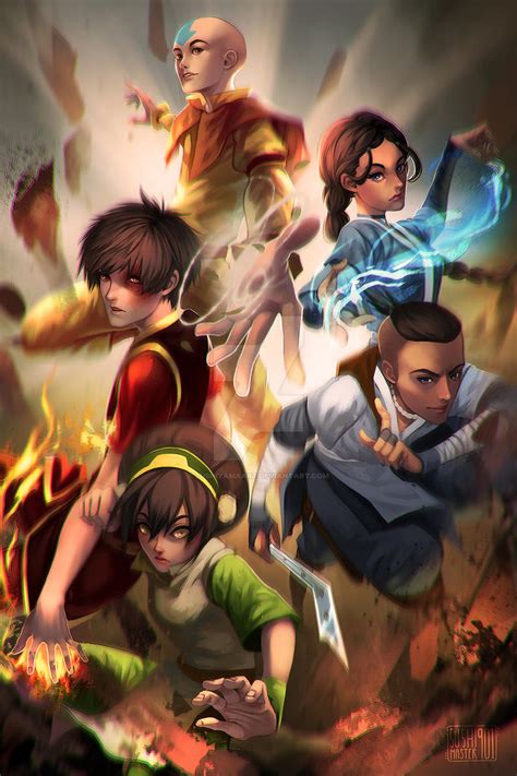 Team Avatar by SushiyamaArt on DeviantArt