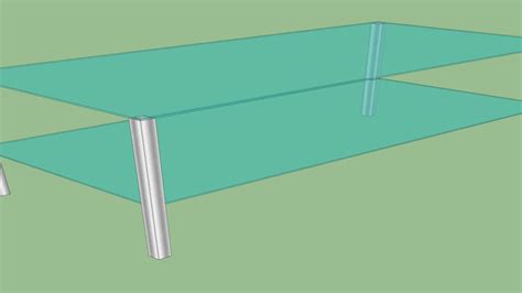 Parallelogram Glass Coffee Table | 3D Warehouse