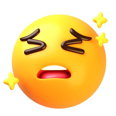 pensativo cara 3d emoji icono 29239969 PNG