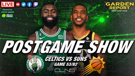 LIVE Garden Report: Celtics vs Suns Postgame Show - YouTube