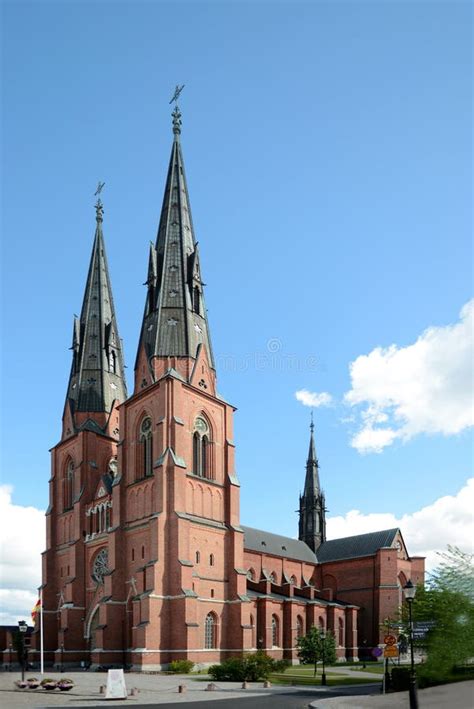 Uppsala Cathedral stock image. Image of building, religion - 110858539