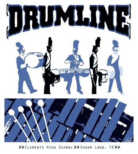 CHS Drumline shirt - white by dotdex.deviantart.com on @deviantART Drums Wallpaper, Drumline ...