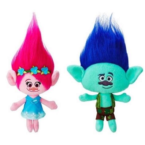 2020 23cm Hot New Movie Trolls Plush Toy Poppy Branch Dream Works ...