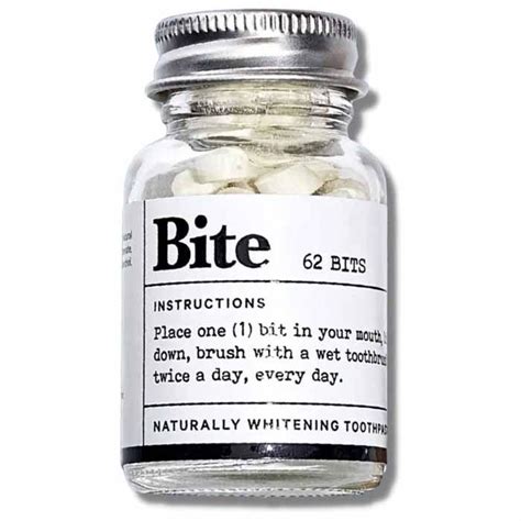 Bite - Fresh Mint Toothpaste Bits, 62 Tablets – PlantX Canada