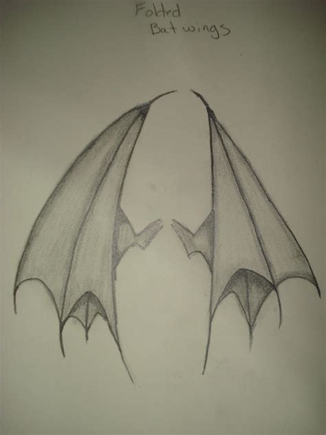 Bat Wings Folded by Aannaeyalia on DeviantArt