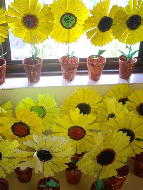 Spring Craft for Kids 49 - Craft and Home Ideas | Sunflower crafts, Spring crafts, Spring flower ...